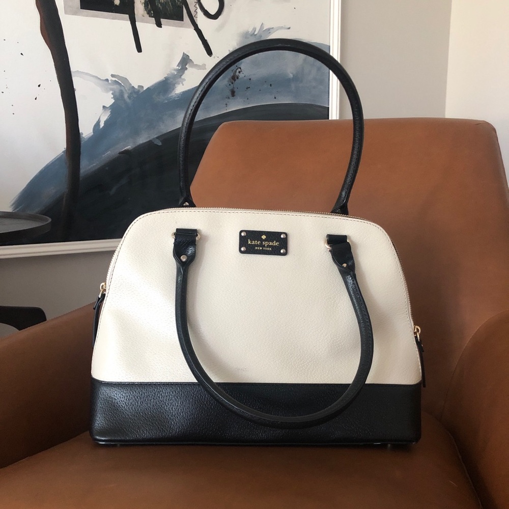 Kate Spade Color block Leather Shoulder Purse